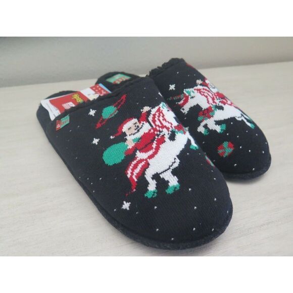 Reef CI2728 Mens Sz 9 Tipsy Elves Slippers Christmas Unicorn - Picture 1 of 12